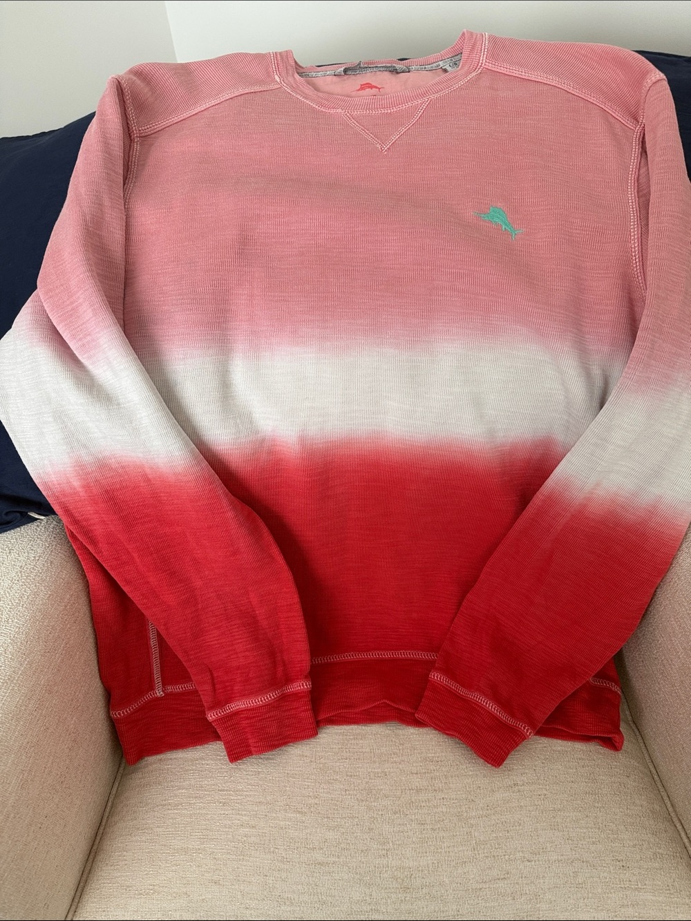 Tommy Bahama Coral Pink Men’s Crewneck Sweatshirt